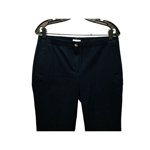 J. Jill Precision Stretch Blue Pants Size 8 Site Pockets Adjustable Waist - Picture 4 of 12